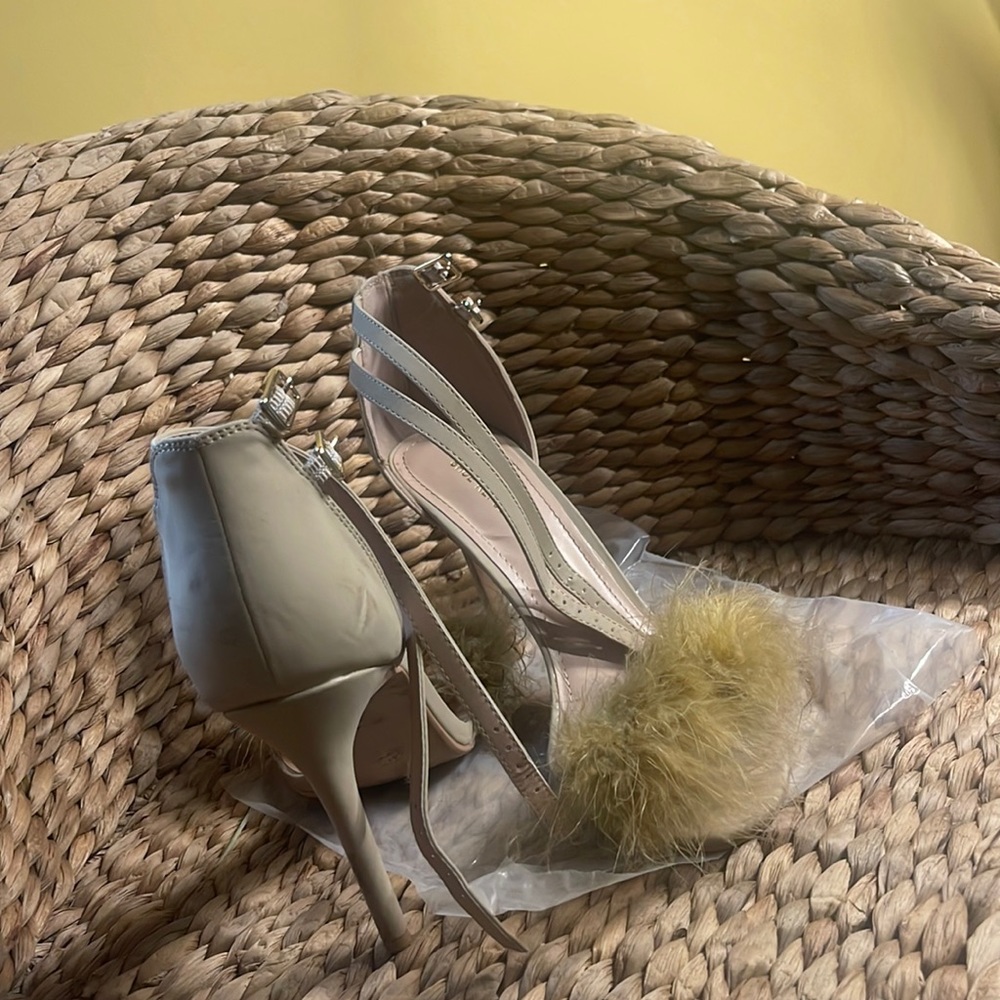 fluffy heels